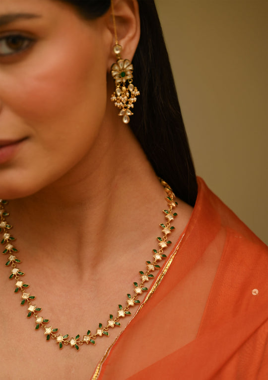 Sterling Silver Mogra Necklace