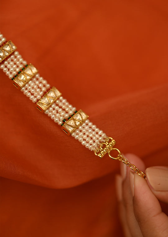 Sterling Silver Vibhooti Bracelet (Custom Size)
