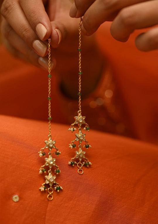 Sterling Silver Aarohi Kanauti Ear Chain