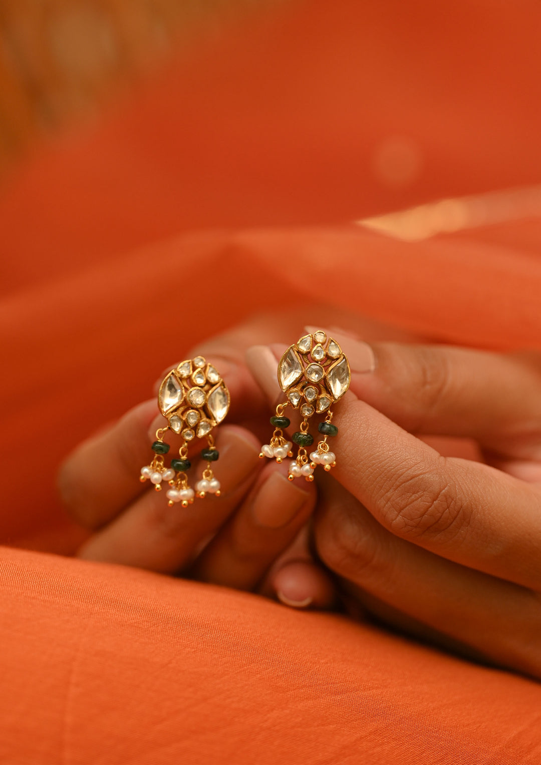 Sterling Silver Devdar Earrings