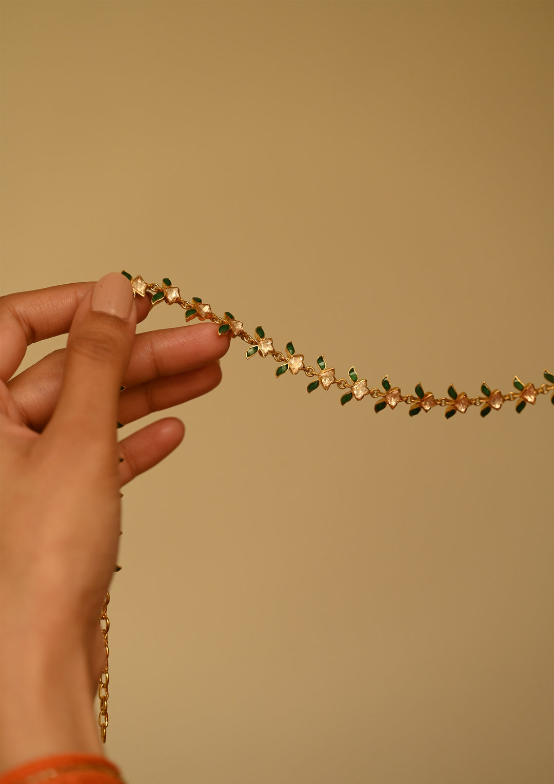 Sterling Silver Mogra Necklace