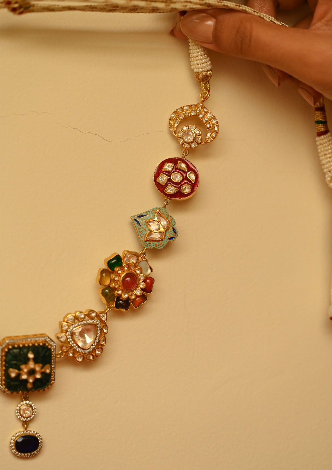 Sterling Silver Navrasa Necklace