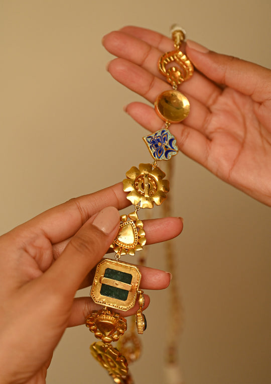 Sterling Silver Navrasa Necklace