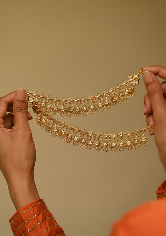 Jharokha Hair Chain (Pair)
