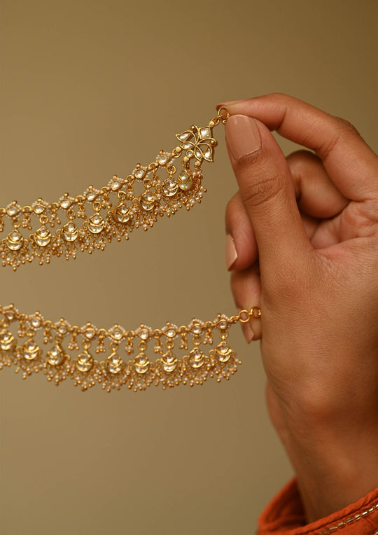 Jharokha Hair Chain (Pair)