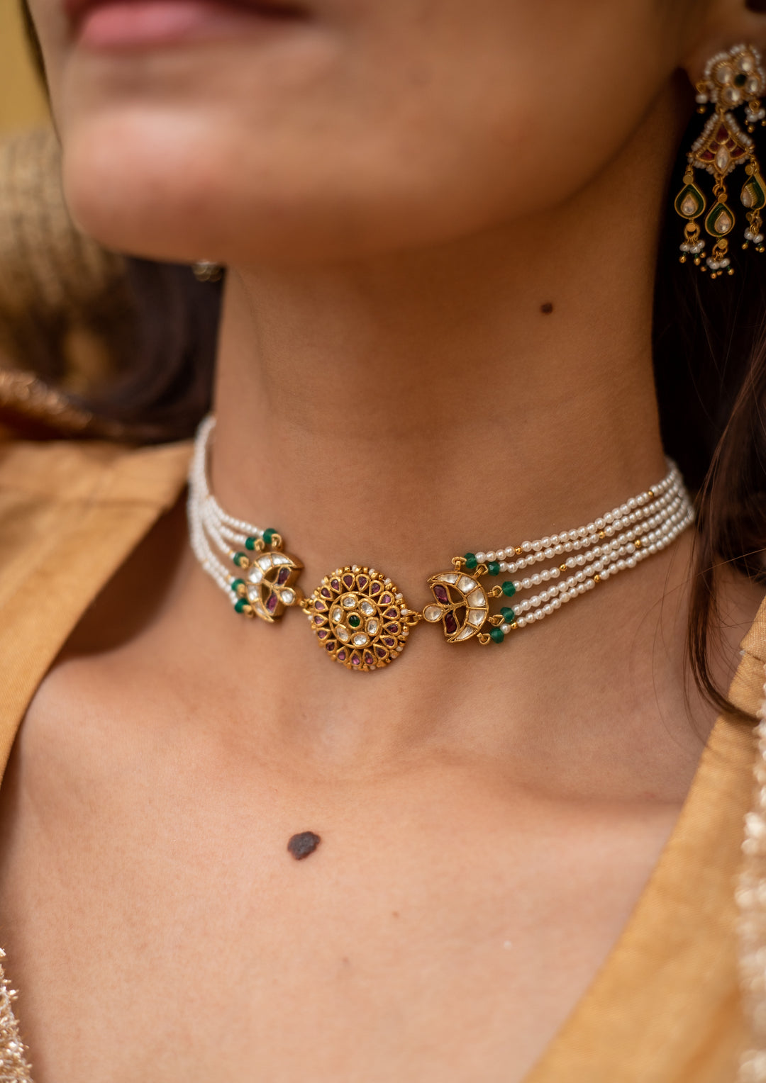 Tukra Multicolored Choker