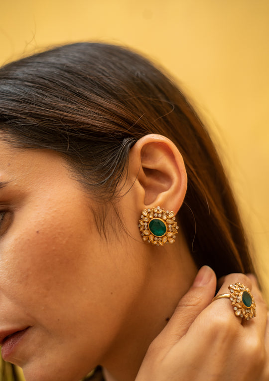 Sterling Silver Forest Earrings