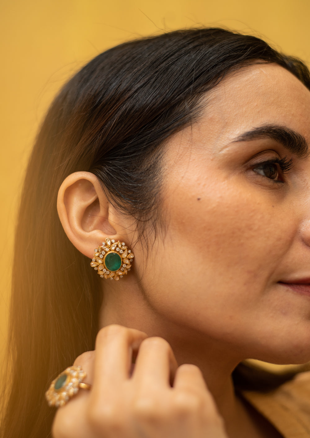 Sterling Silver Forest Earrings