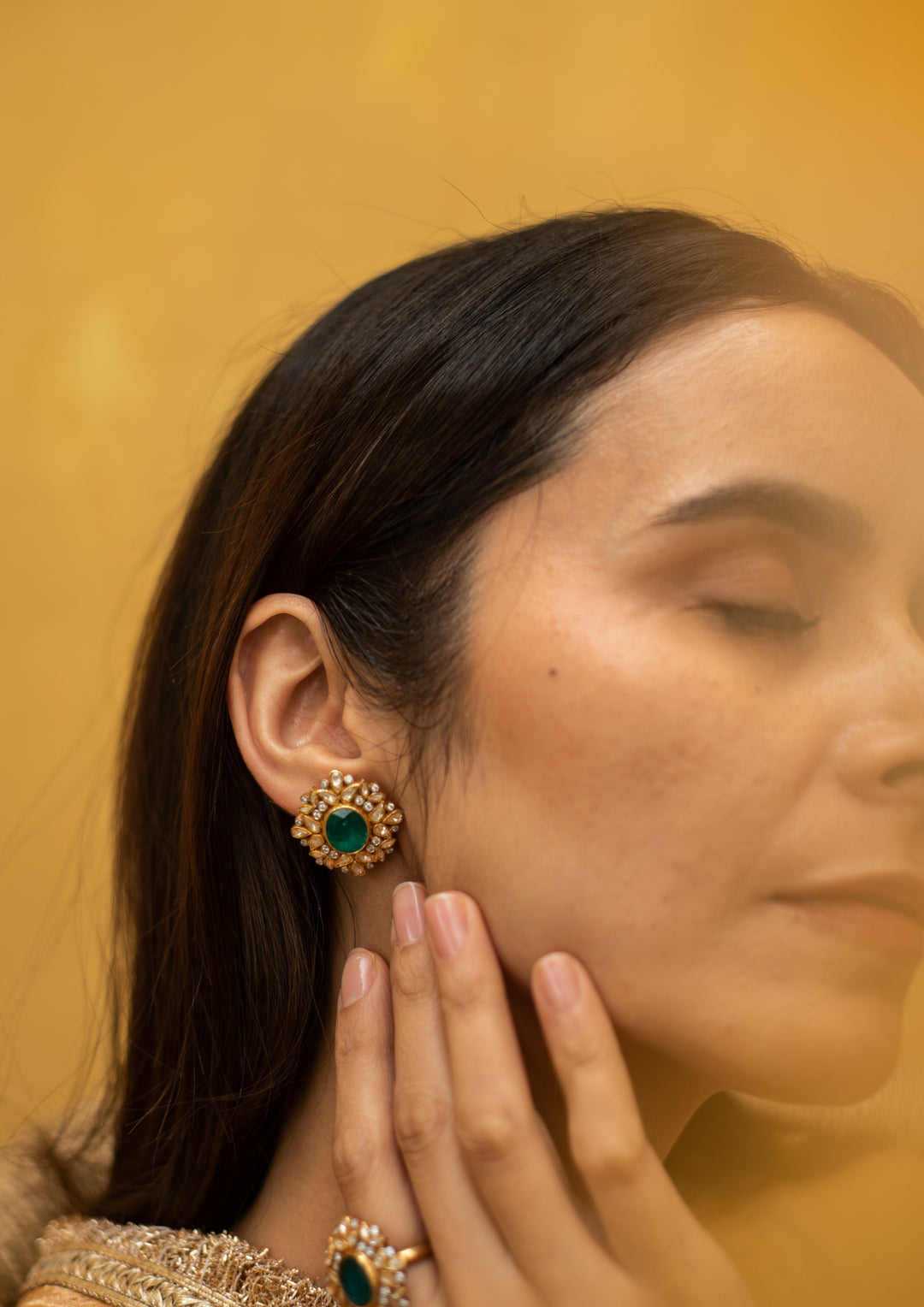 Sterling Silver Forest Earrings