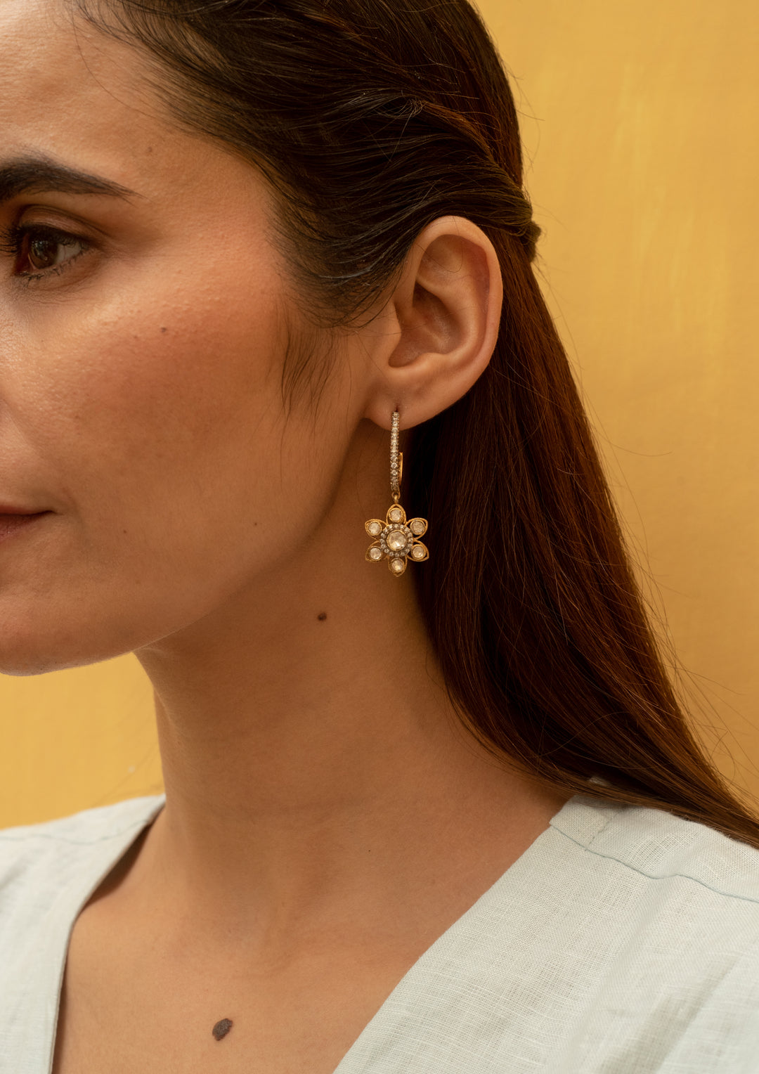 Sterling Silver Feni Earrings