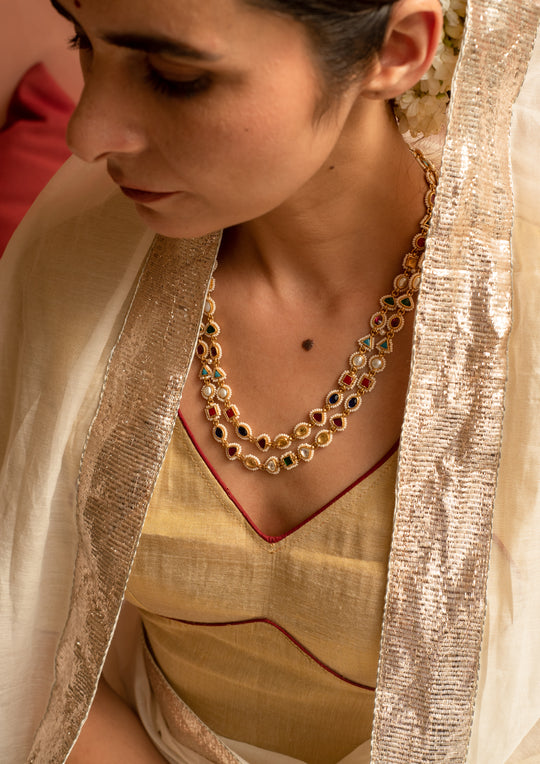 Rangoon Navratna Necklace