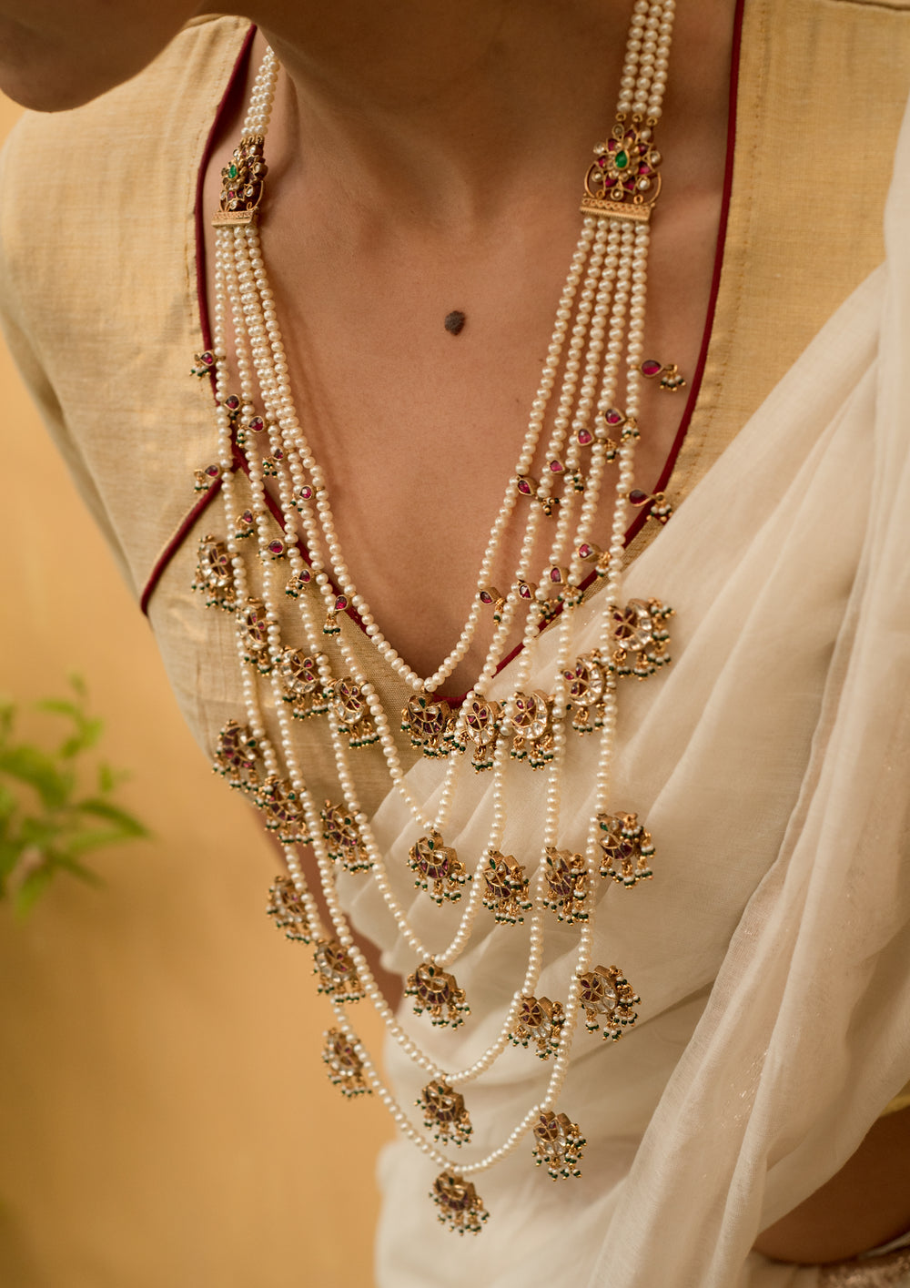 Golconda Panchlada 'Five Layered' Necklace
