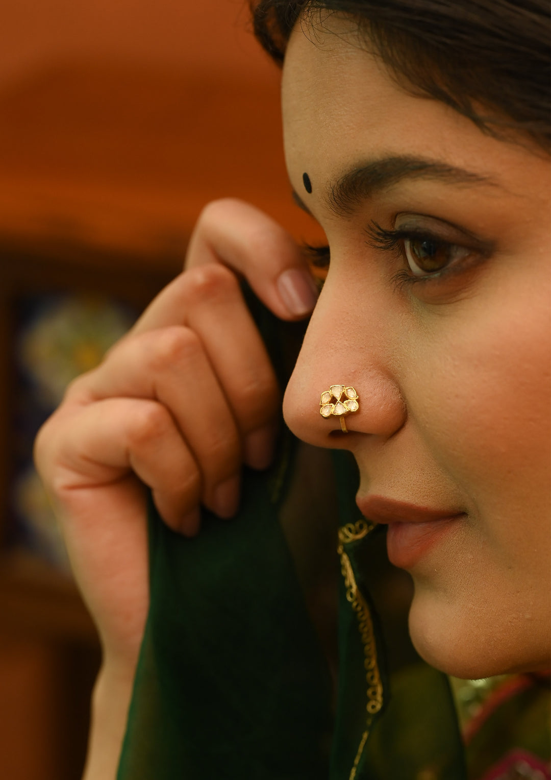 Sterling Silver Anandi Clip-On Nath