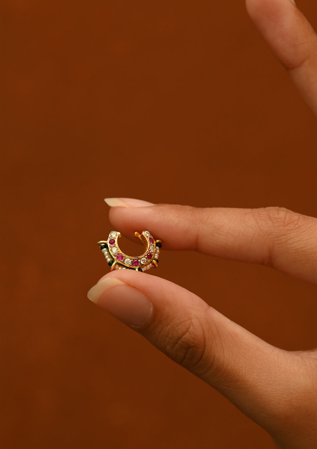 Sterling Silver Mor Septum Clip-On Nath