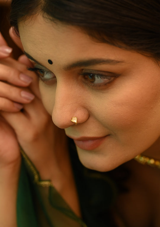 Sterling Silver Tukra Clip-On Nath
