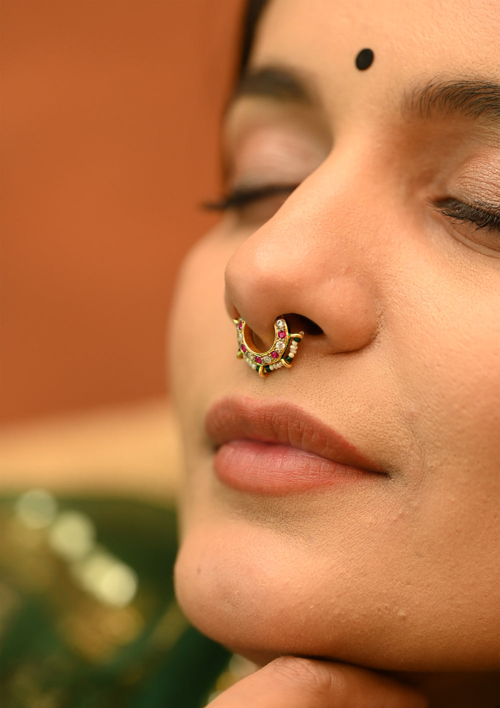 Sterling Silver Mor Septum Clip-On Nath