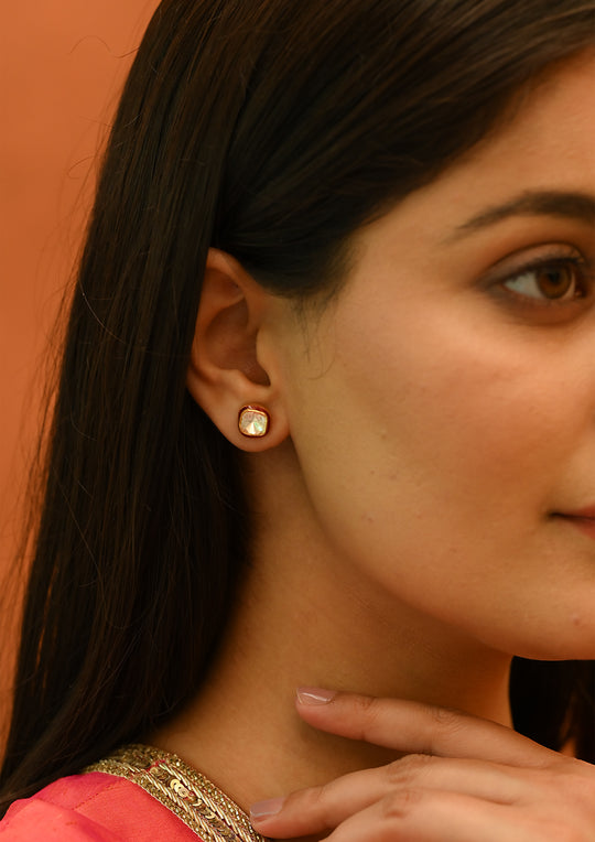 Sterling Silver Red Bodhi Earrings