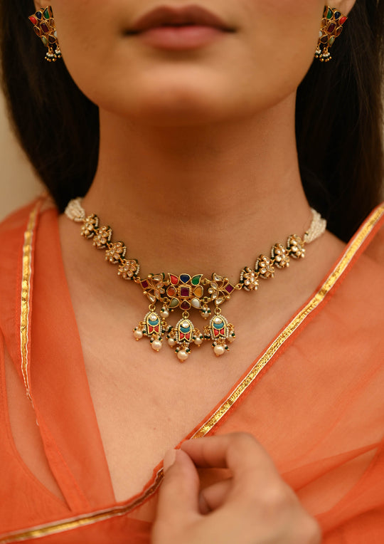 Chitranga Navratna Necklace