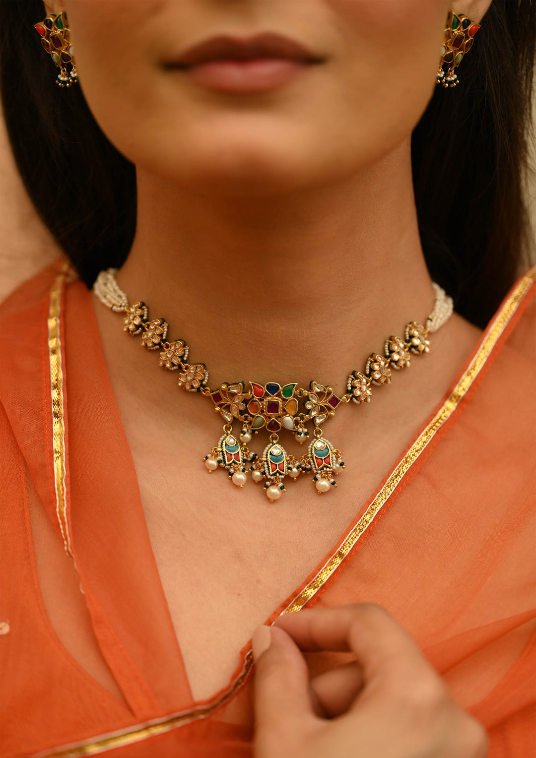 Chitranga Navratna Necklace