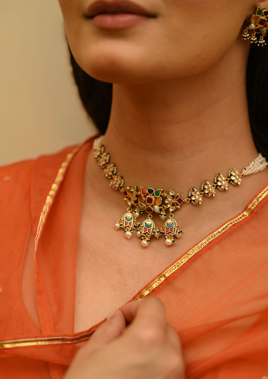 Chitranga Navratna Necklace
