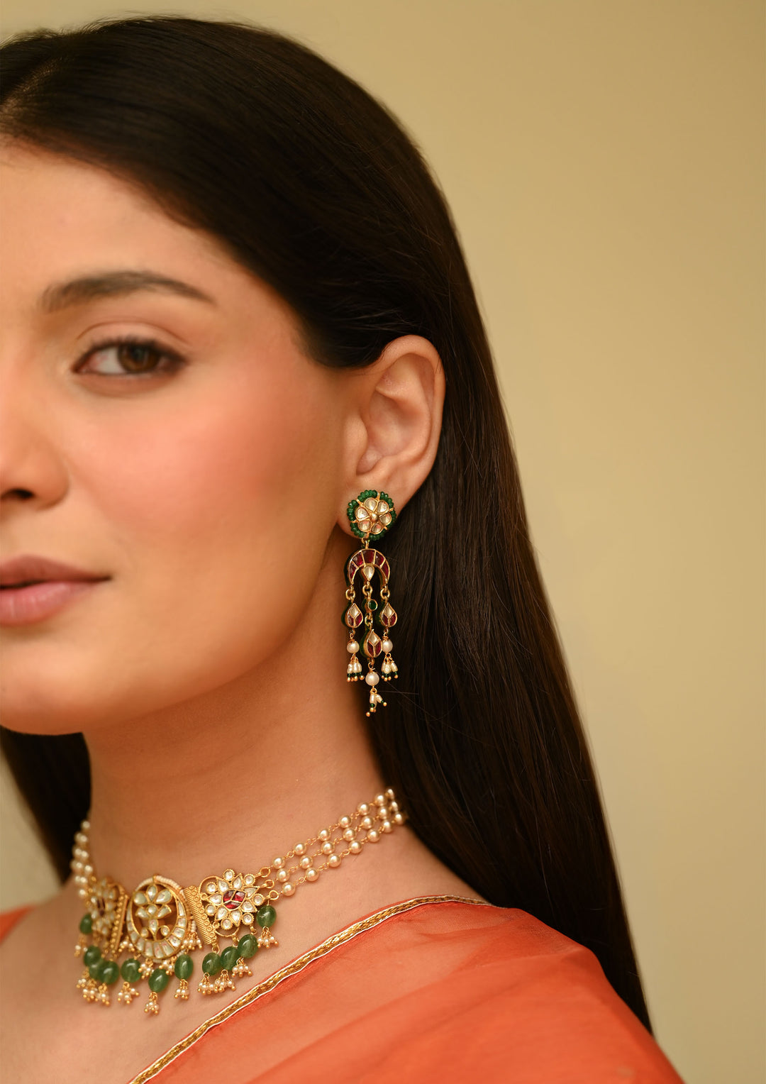 Pichwai Earrings