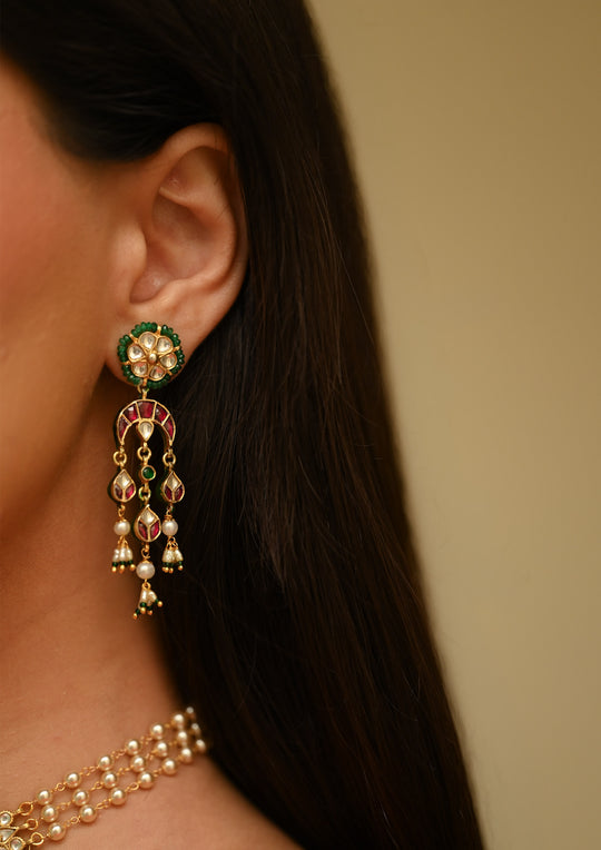 Pichwai Earrings