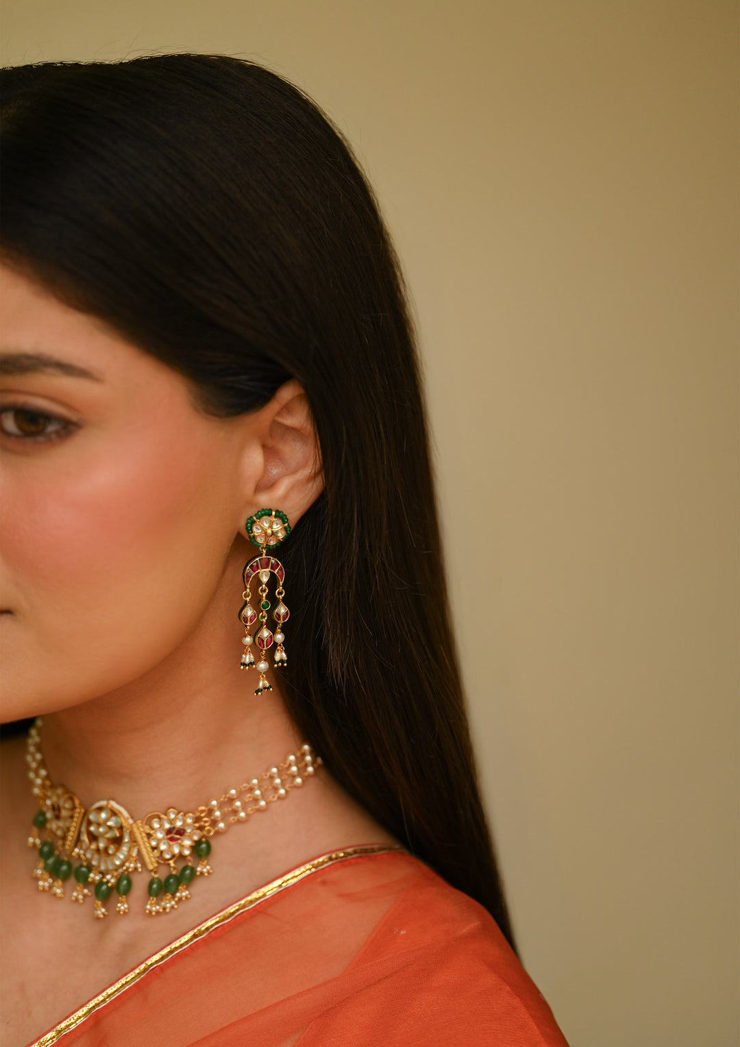Pichwai Earrings