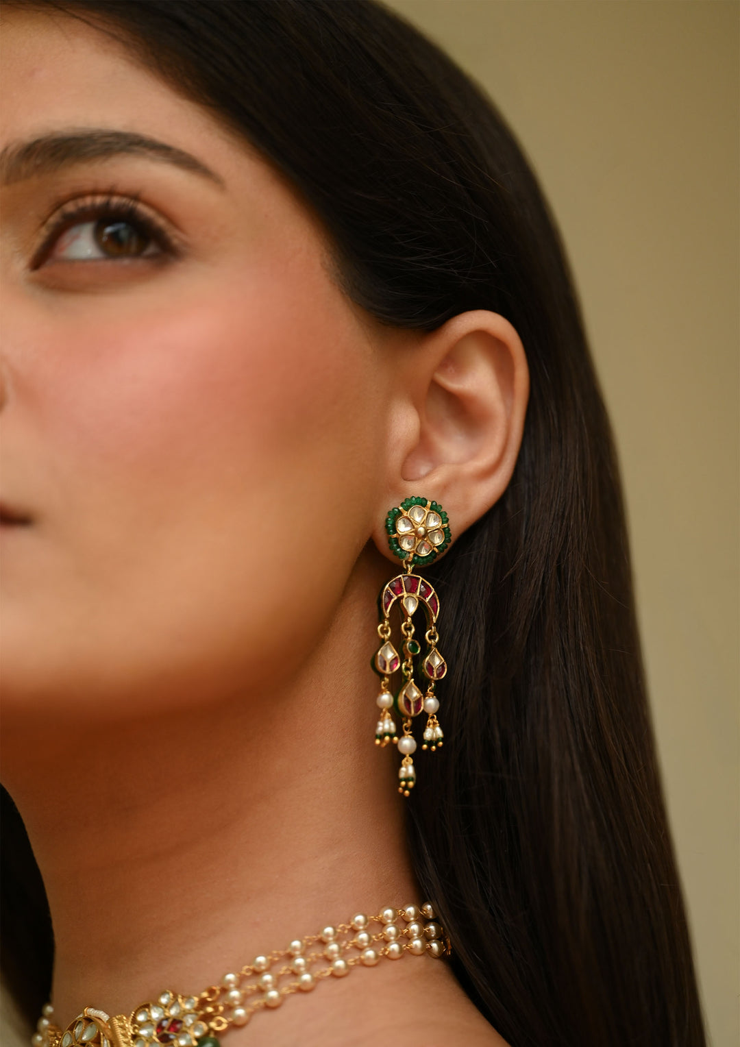 Pichwai Earrings