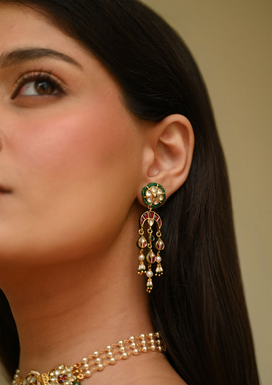 Pichwai Earrings