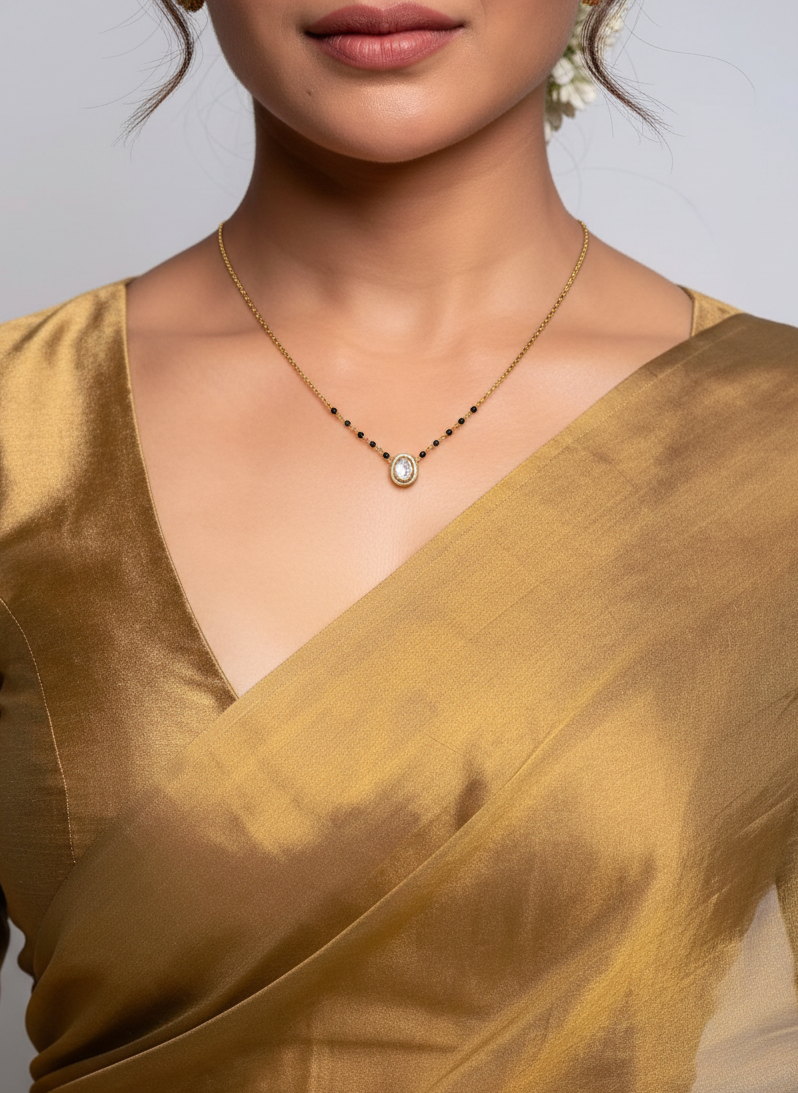 Sterling Silver Heer Mangalsutra