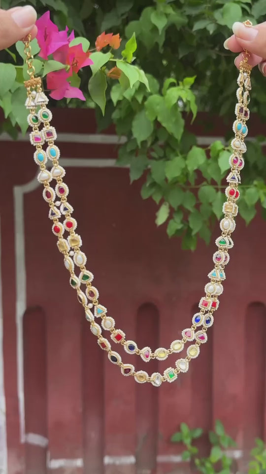 Rangoon Navratna Necklace