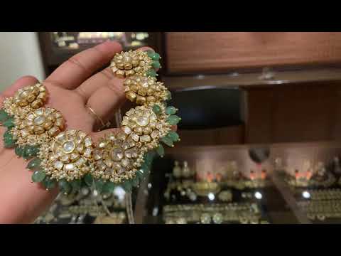 Sterling Silver Gendha Polki Necklace