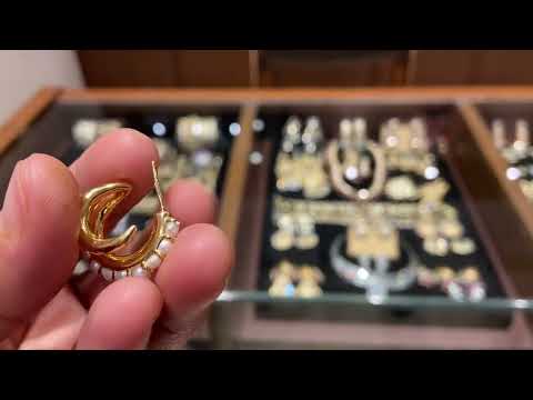 Pearly Coils Earrings