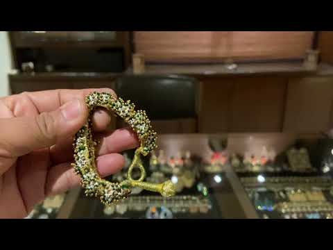 Sterling Silver Albeliya Paunchi Bracelet (Customized Size)