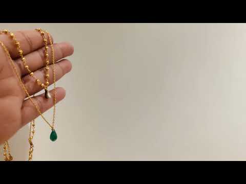 Double Line Dew Drops Necklace