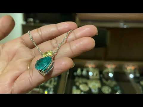 Sterling Silver Forest Heart Necklace