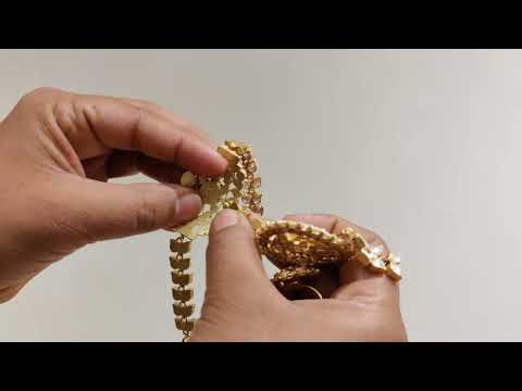 Almora Monochrome Multipurpose Single Hathphool Bracelet and Ring