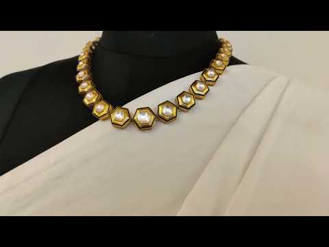 Indus Necklace Set With Matching Earrings