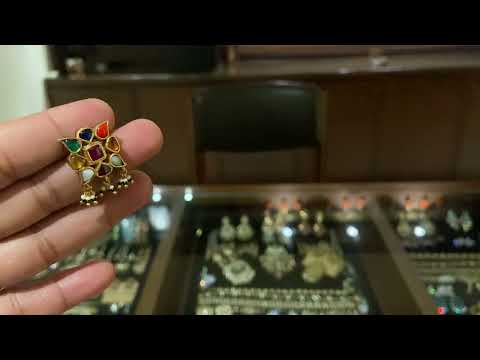 Chitranga Navratna Studs Earrings