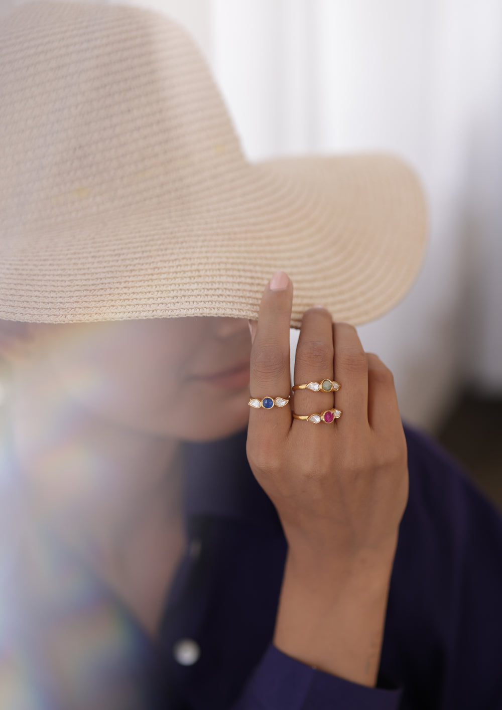 Sterling Silver Adjustable Wings Ring (Choose One)