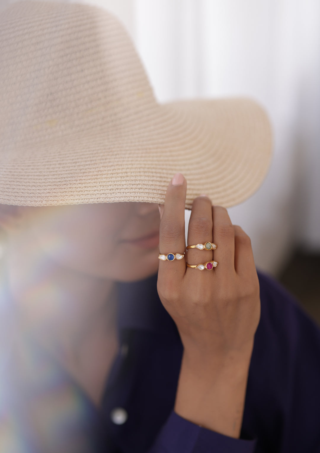 Sterling Silver Adjustable Wings Ring (Choose One)