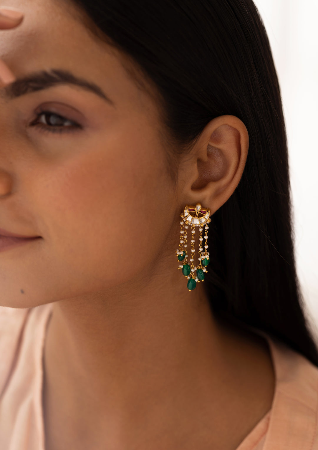 Multicolored Mini Jhaalar Earrings