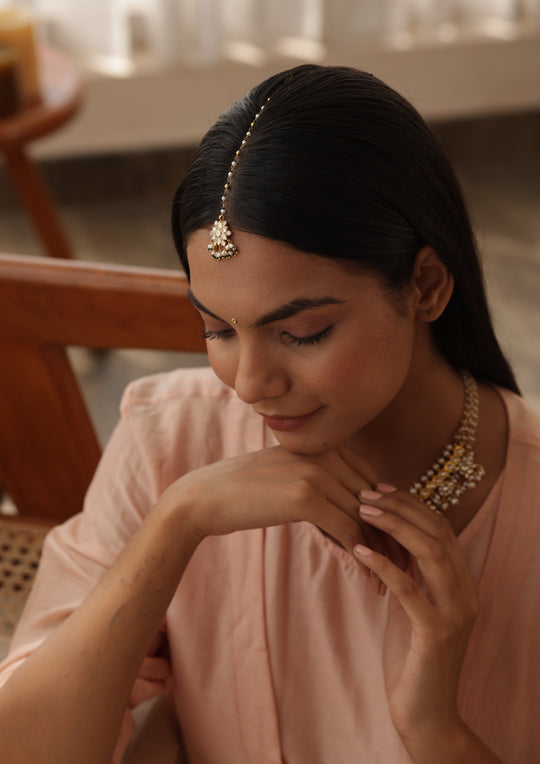 Sterling Silver Minimalistic Roshni Maangtika