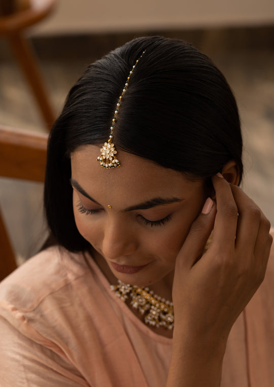 Sterling Silver Minimalistic Roshni Maangtika