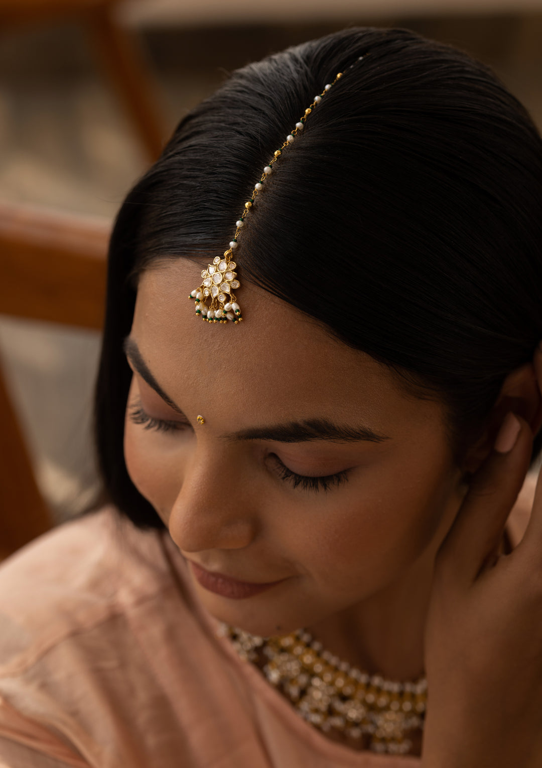 Sterling Silver Minimalistic Roshni Maangtika