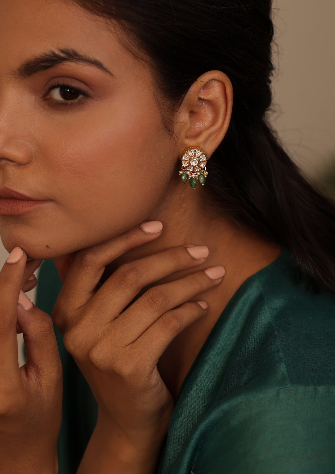 Sterling Silver Ahilya Necklace with Earrings (Full Set)