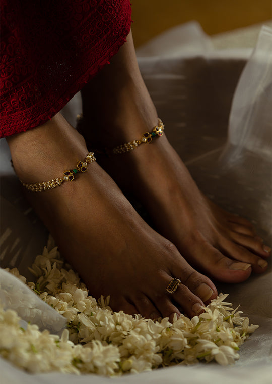 Classic Baithak Anklets (Pair)