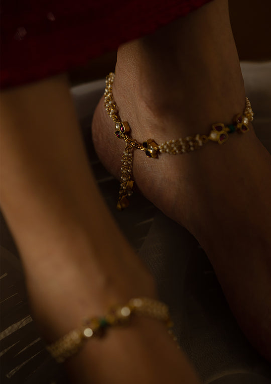 Classic Baithak Anklets (Pair)