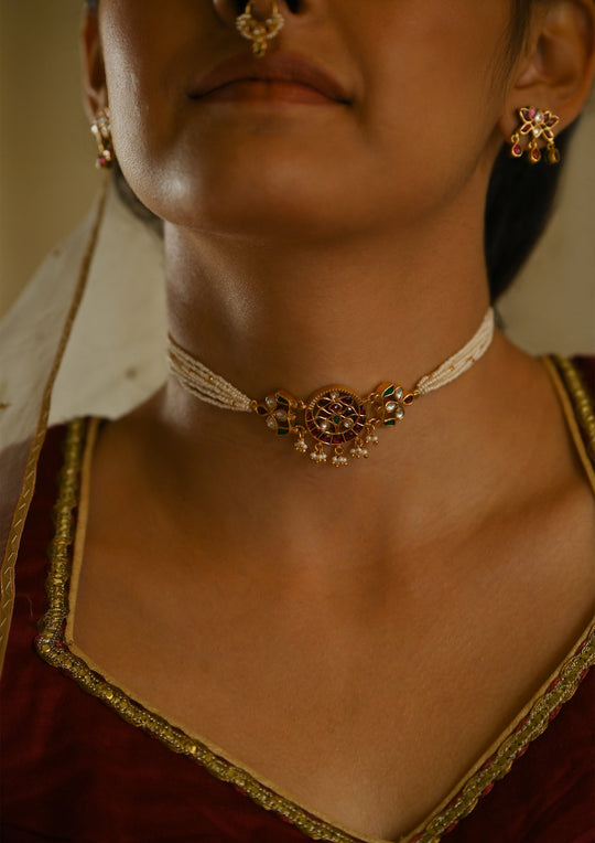 Multicolored Baariq Choker