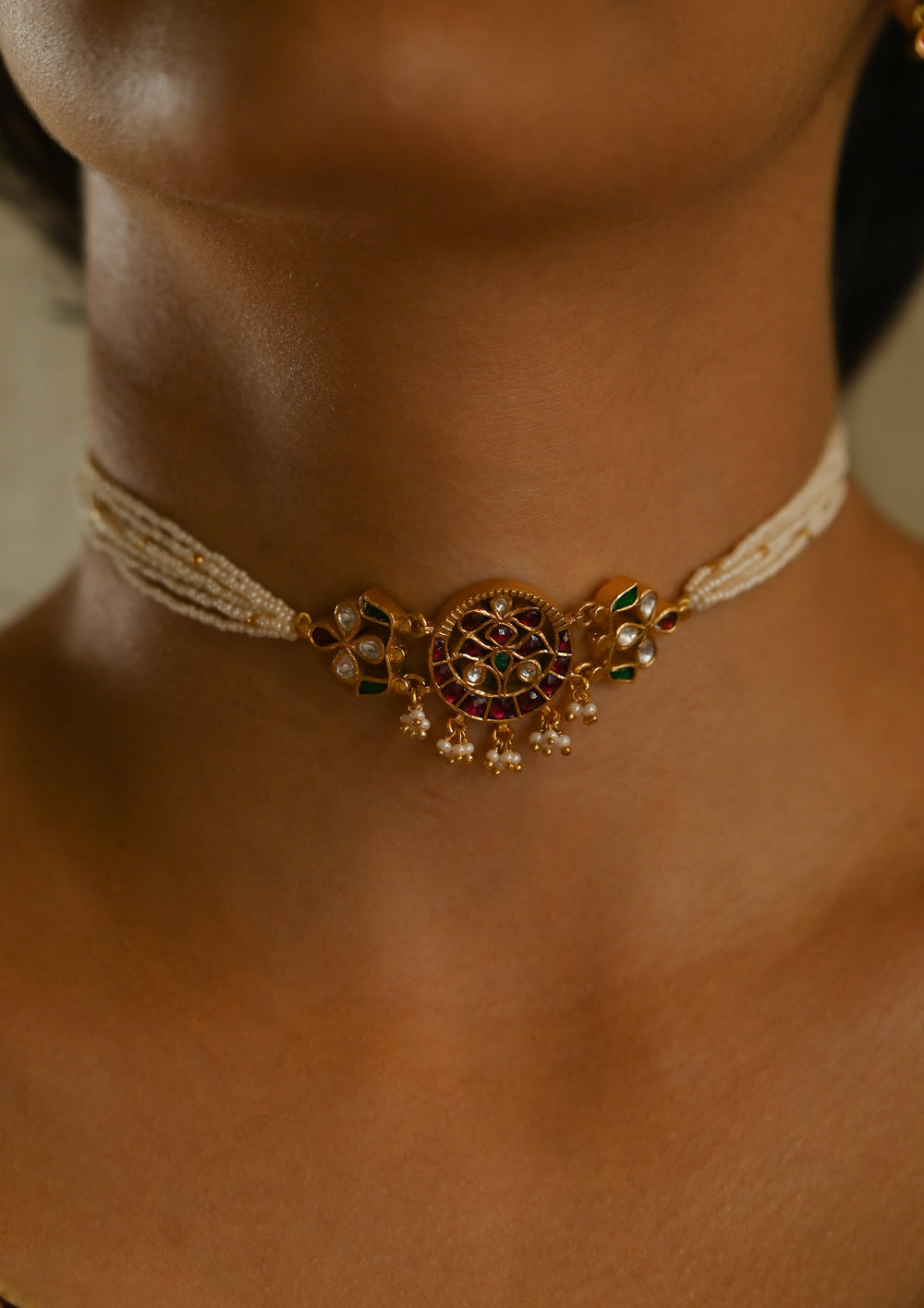 Multicolored Baariq Choker